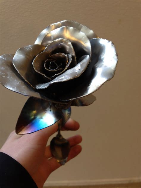 fabrication rose en metal|how to make steel roses.